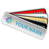 2x8 Plastic Rounded Corner Wall Sign with Color Insert (9128)