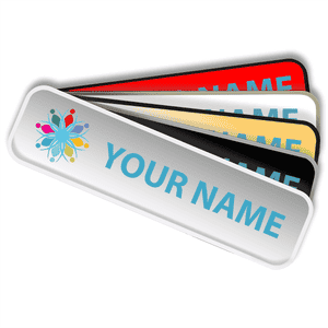 2x8 Plastic Rounded Corner Wall Sign with Color Insert (9128)
