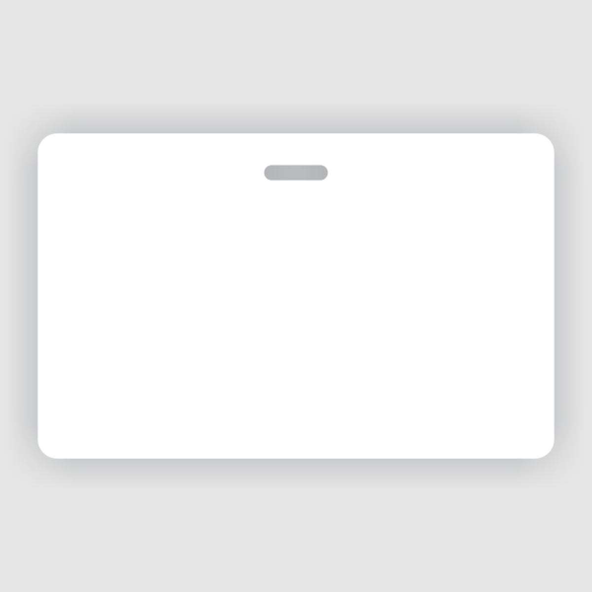 Horizontal Double Sided ID Card