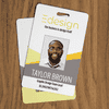 Double Sided Vertical Photo ID Card