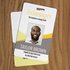 Double Sided Vertical Photo ID Card