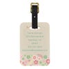 Floral Custom Luggage Tag