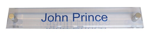 Acrylic Wall Name Plate Offset