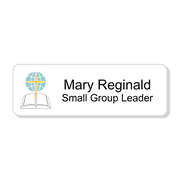 Baptist Full Color Rectangle Name Tag