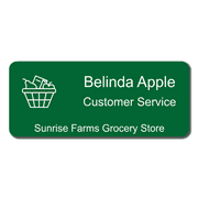 Grocery Store Name Tag