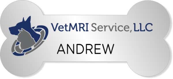 Bone Shaped Name Tag