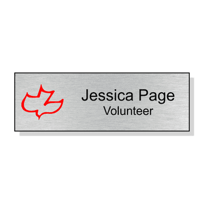 Calvary Full Color Name Tag - Rectangle