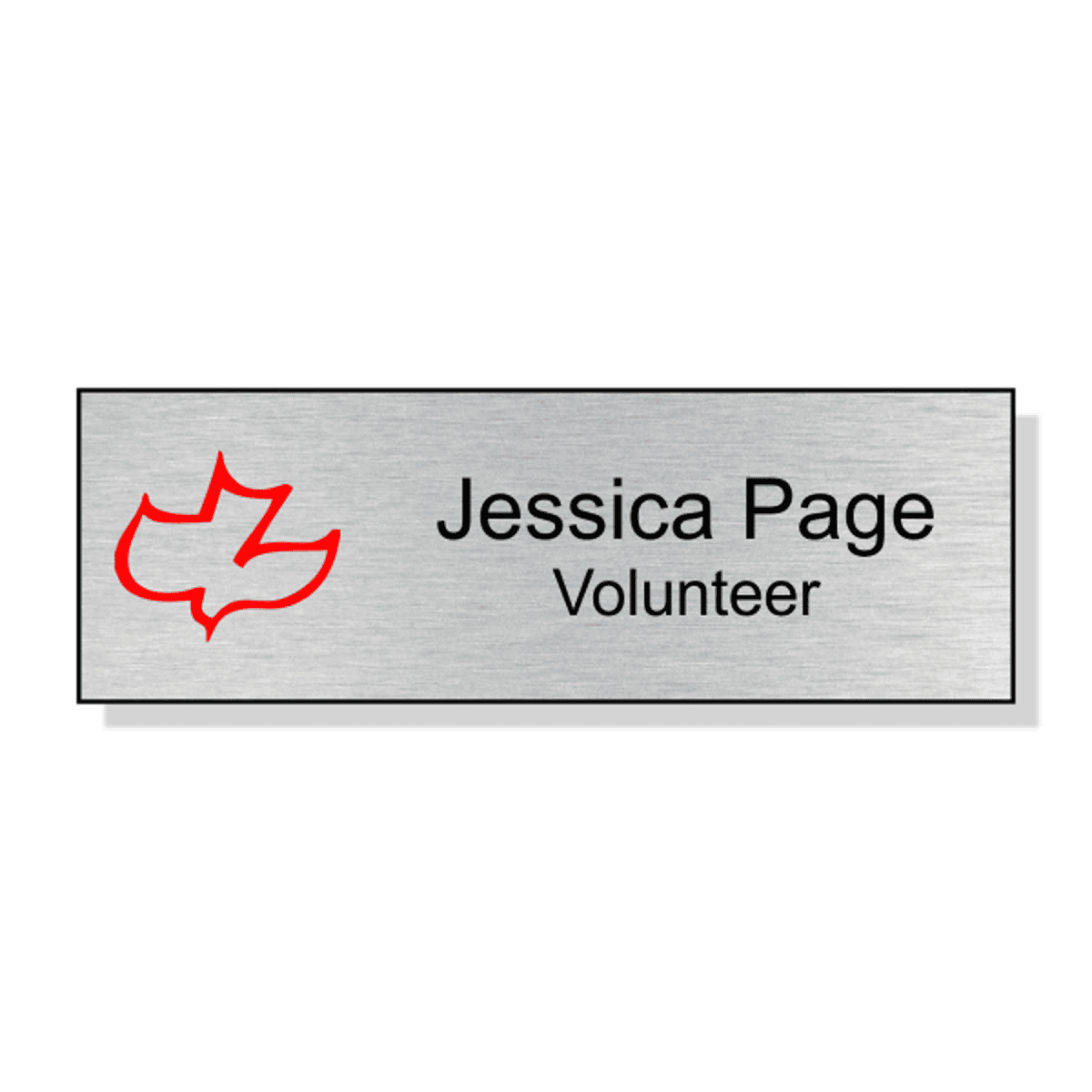 Calvary Full Color Name Tag - Rectangle