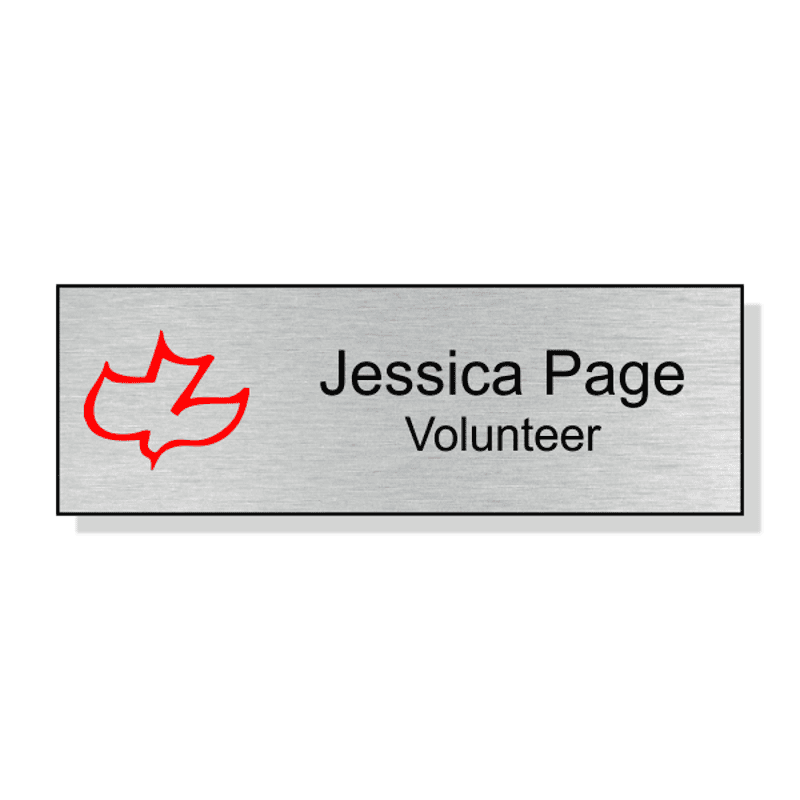 Calvary Full Color Name Tag - Rectangle