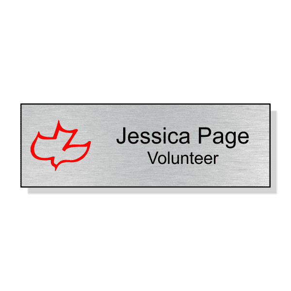 Calvary Full Color Rectangle Name Tag