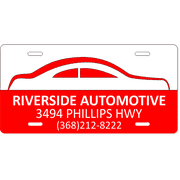 Car Dealership Industry Custom Front License Plate