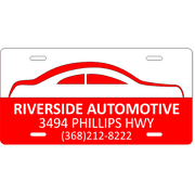 Car Dealership Industry Custom Front License Plate