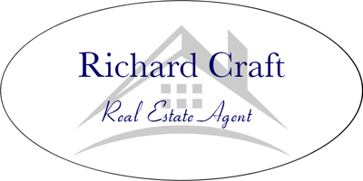 Centered Oval Full Color Real Estate Name Tag