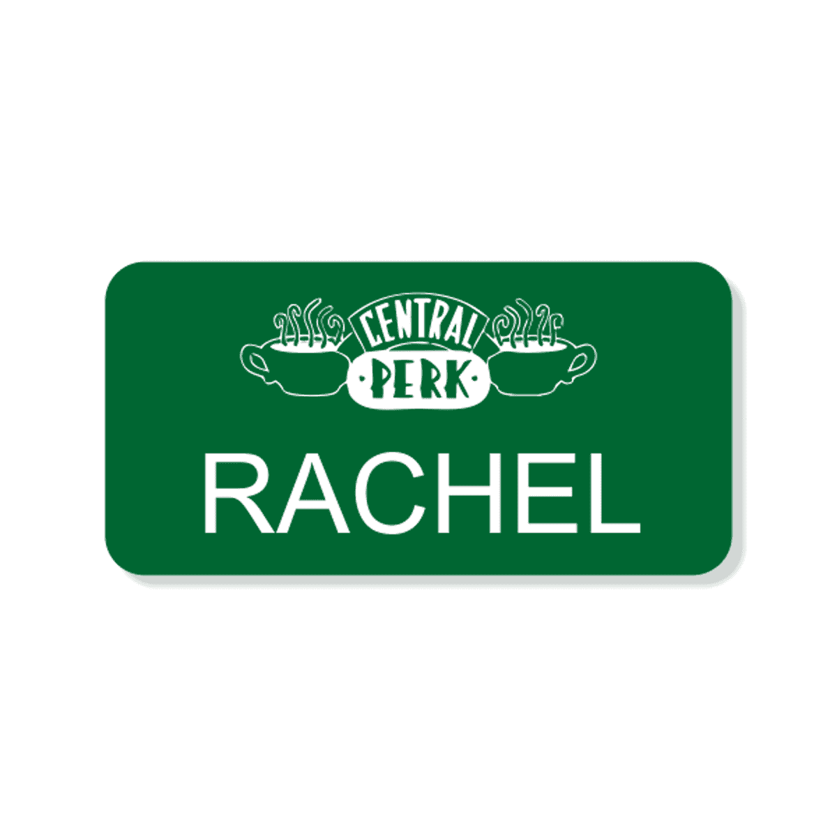 Central Perk Costume Name Tag