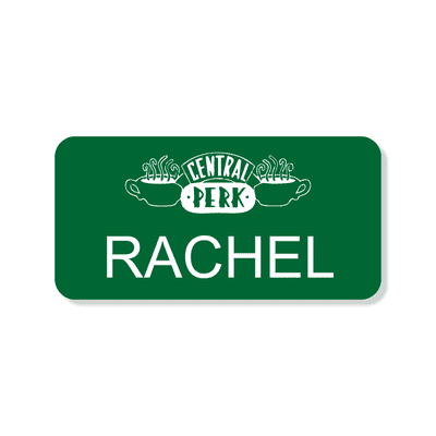 Central Perk Costume Name Tag