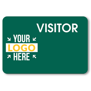 Visitor Chalkboard Reusable Rectangle Name Tag