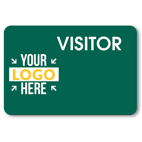 Visitor Chalkboard Reusable Rectangle Name Tag
