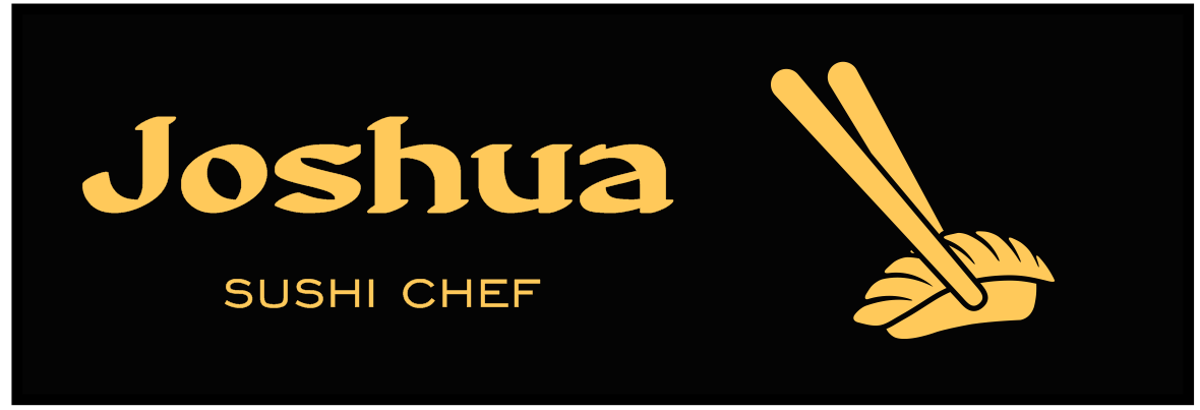 Rectangle 2 Line Sushi Restaurant Name Badge C