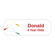 Colored Pencil Name Tag