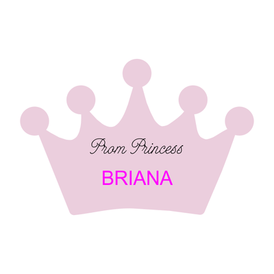 Crown Shaped Name Badge