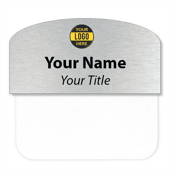 Custom Arched 1.5" x 3" Pocket Name Badge