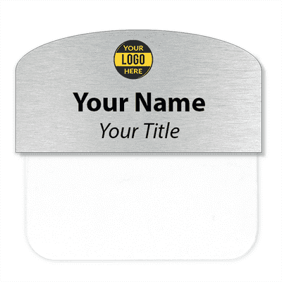 Custom Arched Pocket Badge - 1.5" x 3"