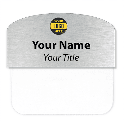 Custom Arched Pocket Badge - 1.5" x 3"
