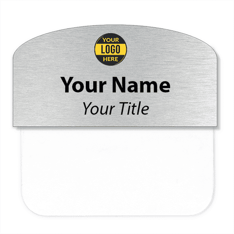 Custom Arched 1.5" x 3" Pocket Name Badge