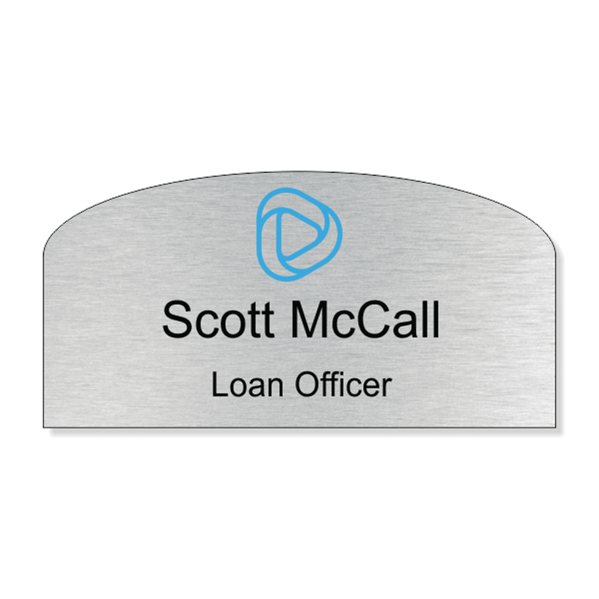 Custom Arched Name Tag