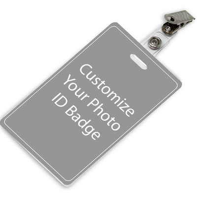 Custom Photo ID Badge - alternate view