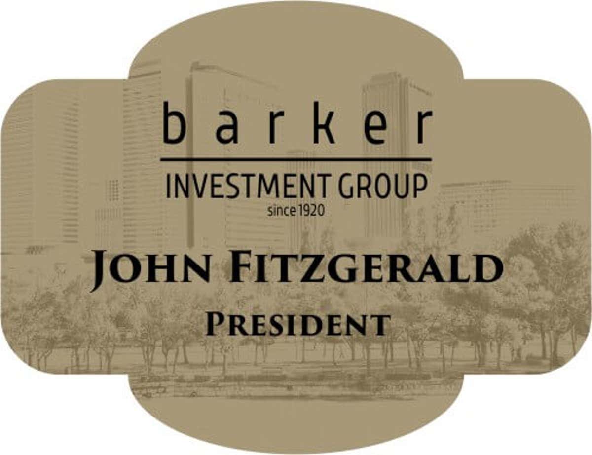 Custom Shaped Name Badge