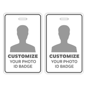 Custom Double Sided Vertical ID Card