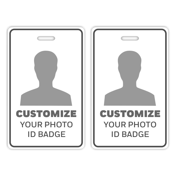 Custom Double Sided Vertical ID Card