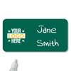 Customized 1.25 x 3 Chalkboard Reusable Name Tag - Example