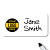 Customized 1.5 x 3 Dry Erase Reusable Name Tag - Example