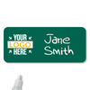 Customized 1.5 x 3.5 Chalkboard Reusable Name Tag - Example