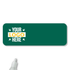 Customized 1 x 3 Chalkboard Reusable Name Tag - Blank