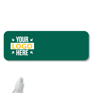 Customized 1 x 3 Chalkboard Reusable Name Tag - Blank