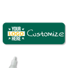 Customized 1 x 3 Chalkboard Reusable Name Tag