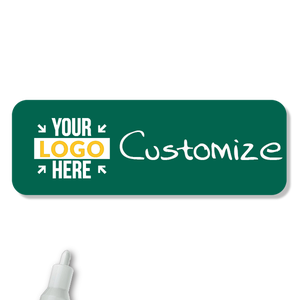 Customized 1 x 3 Chalkboard Reusable Name Tag