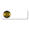 Customized 1 x 3 Dry Erase Reusable Name Tag - Blank