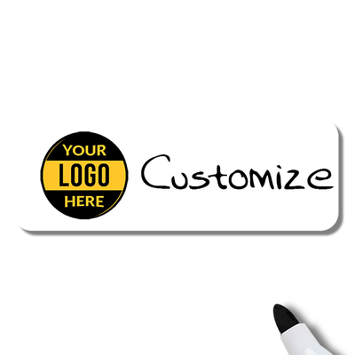 Customized 1 x 3 Dry Erase Name Tag - alternate view