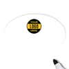 Customized Oval 2 x 3 Dry Erase Reusable Name Tag - Blank