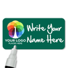 Customized 1.5 x 3 Chalkboard Reusable Name Tag