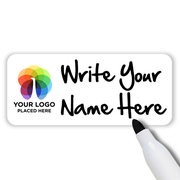 Customized 1.5 x 3.5 Dry Erase Name Tag