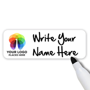 Customized 1 x 3 Dry Erase Name Tag