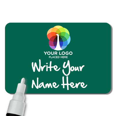 Customized 2 x 3 Chalkboard Reusable Name Tag