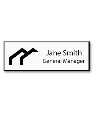 Laser Engraved Name Tag - 1.25