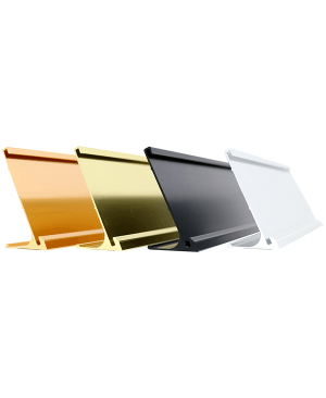 Aluminum Desk Sign Holder Only | Multiple Sizes