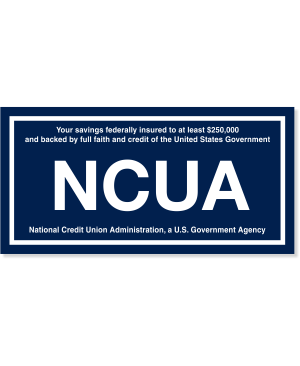 NCUA Engraved Plastic Wall Plate | 4